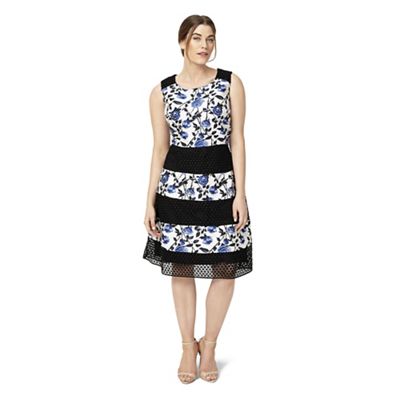 Sizes 12-26 Multi-coloured naples dress